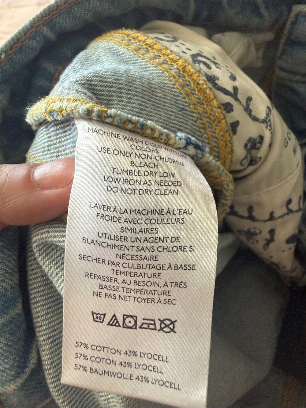 Free People We The Free Good Luck Shadow Star Barrel denim jeans - Picture 11 of 12